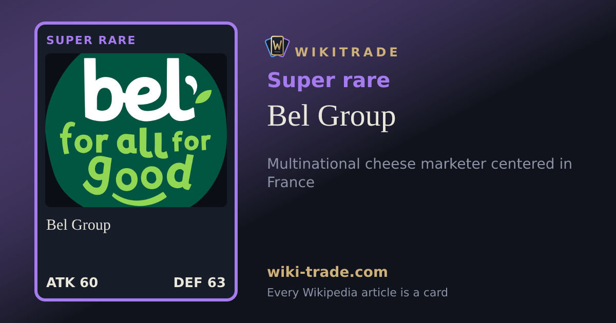 Bel Group — Super rare card