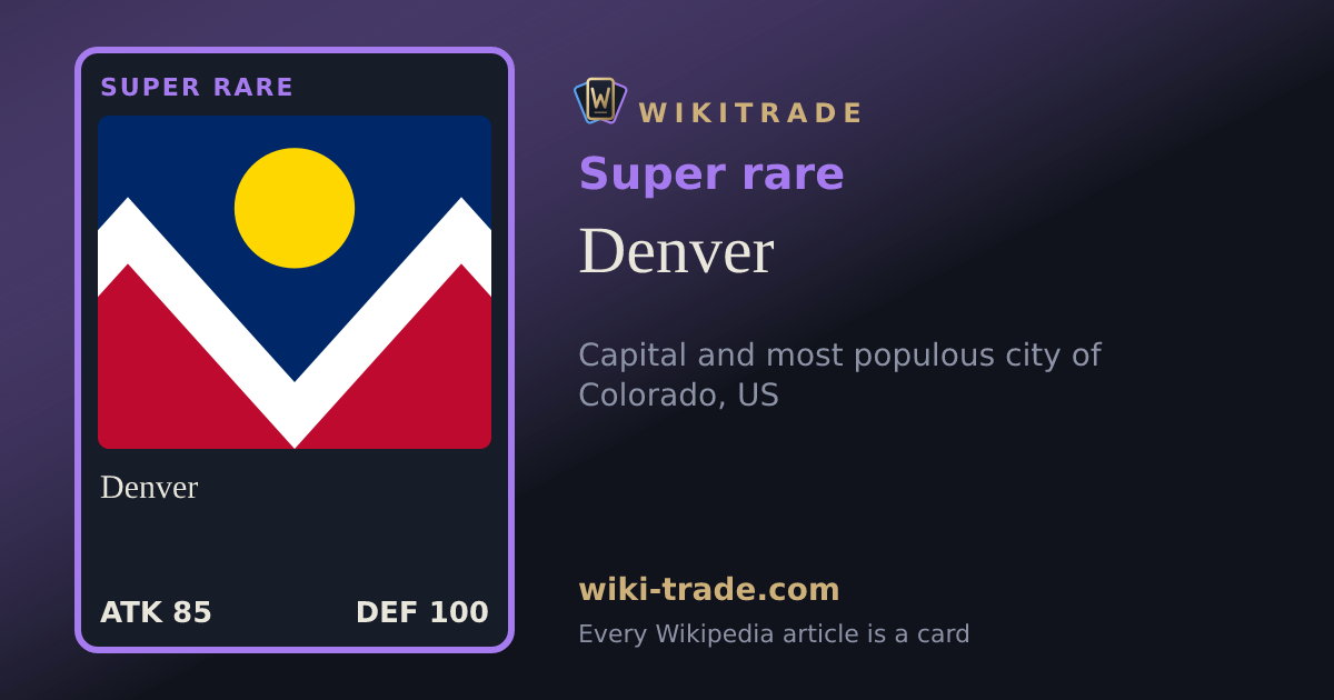 Denver — Super rare card