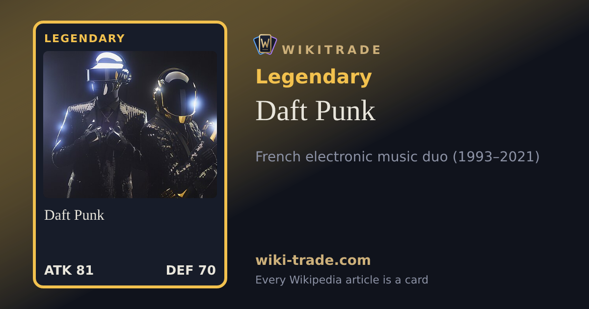 Daft Punk — Legendary card