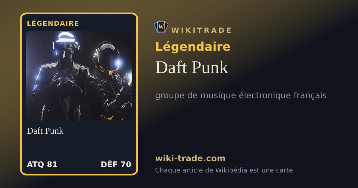 Daft Punk — carte Légendaire