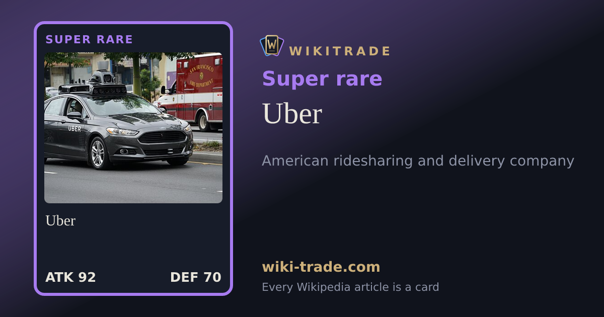 Uber — Super rare card