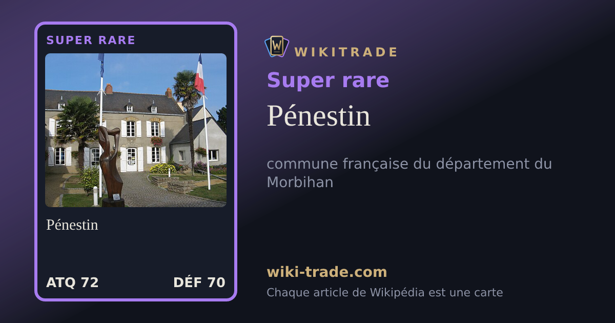 Pénestin — carte Super rare