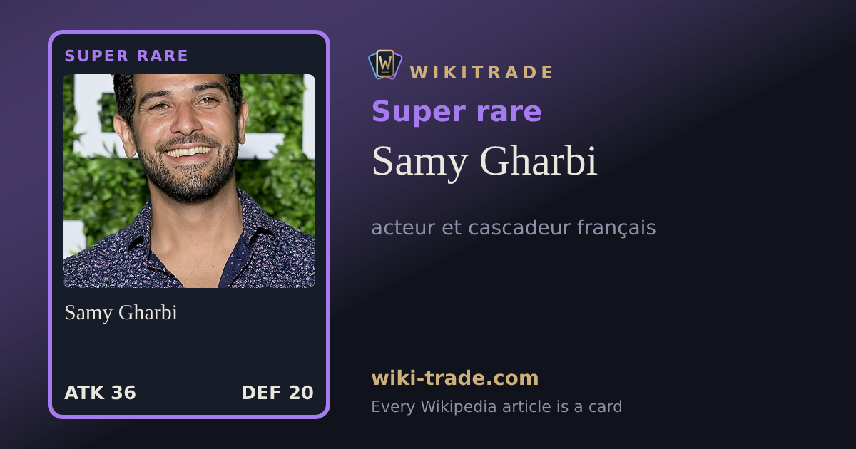 Samy Gharbi — Super rare card