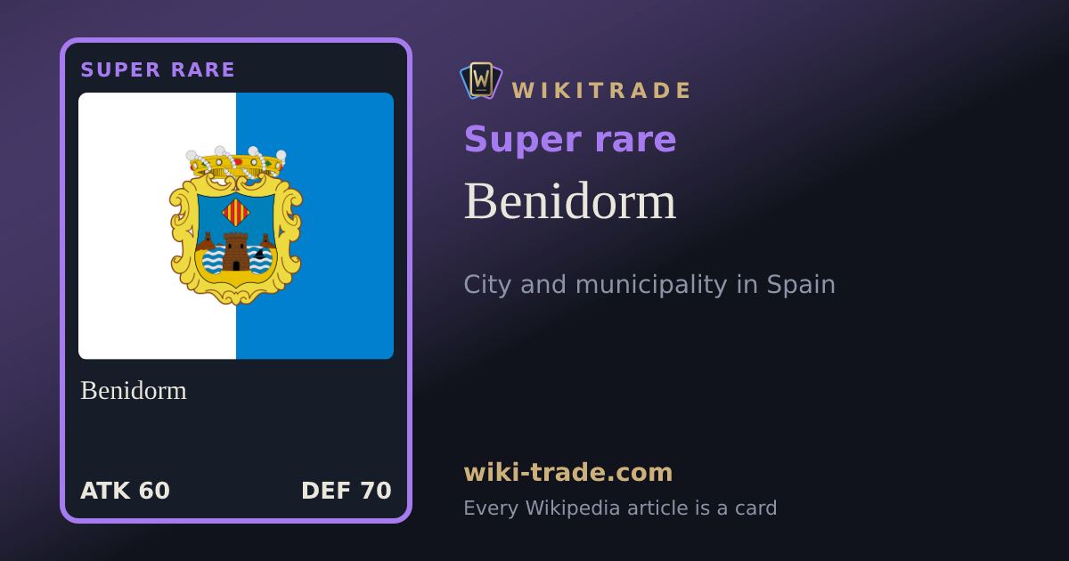 Benidorm — Super rare card