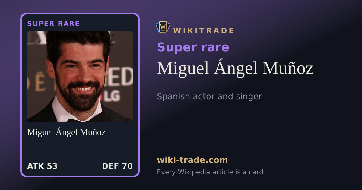 Miguel Ángel Muñoz — Super rare card