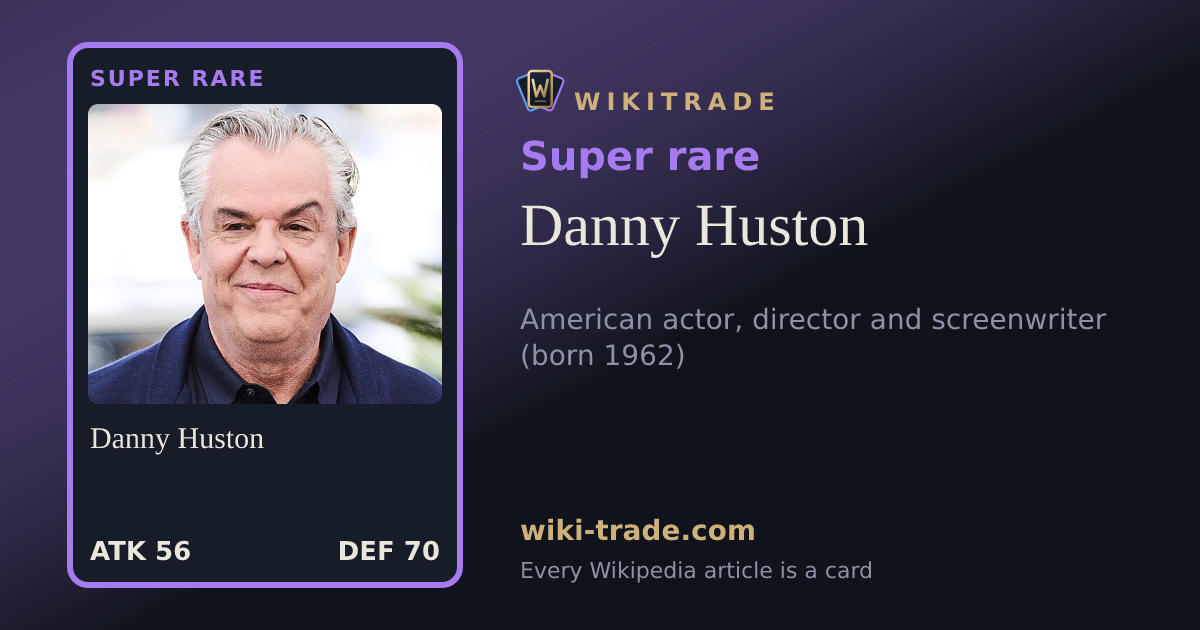 Danny Huston — Super rare card