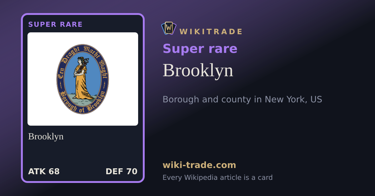 Brooklyn — Super rare card