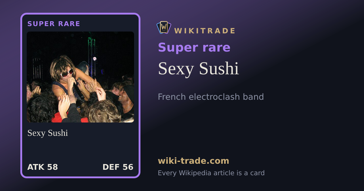 Sexy Sushi — Super rare card