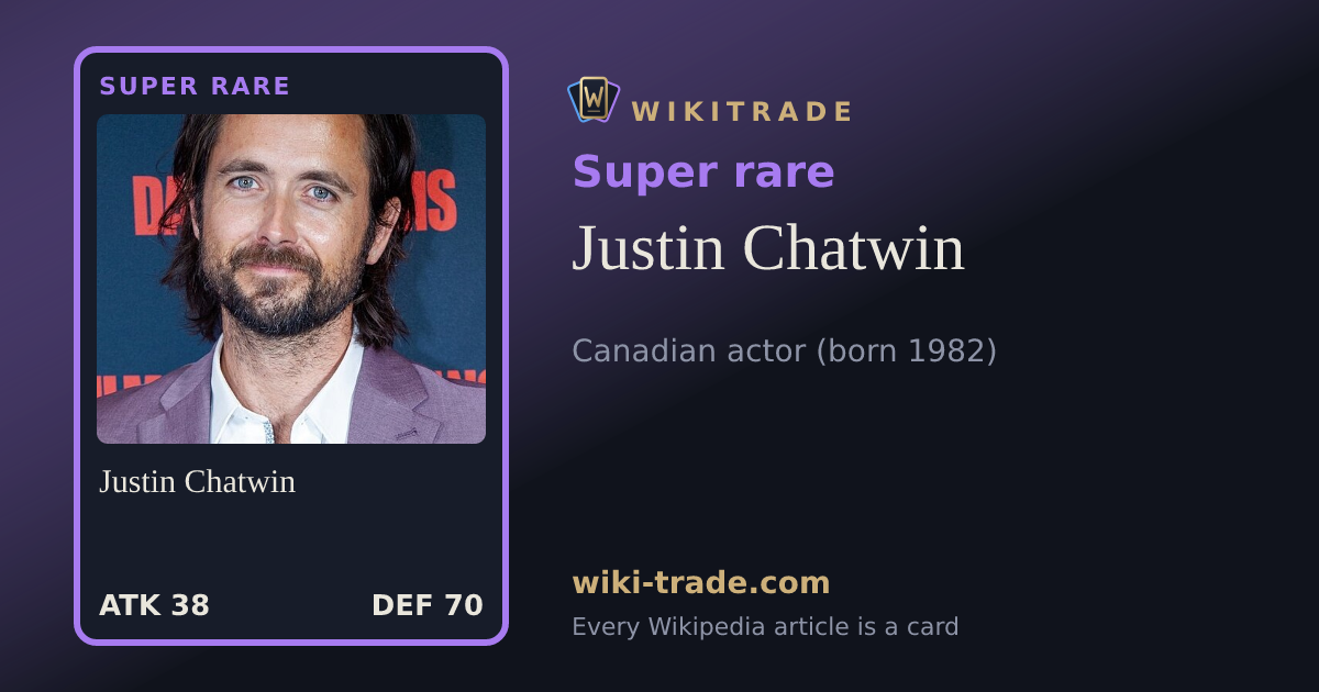Justin Chatwin — Super rare card