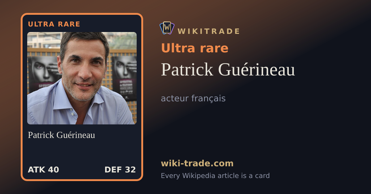 Patrick Guérineau — Ultra rare card