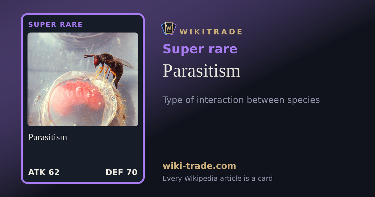 Parasitism — Super rare card