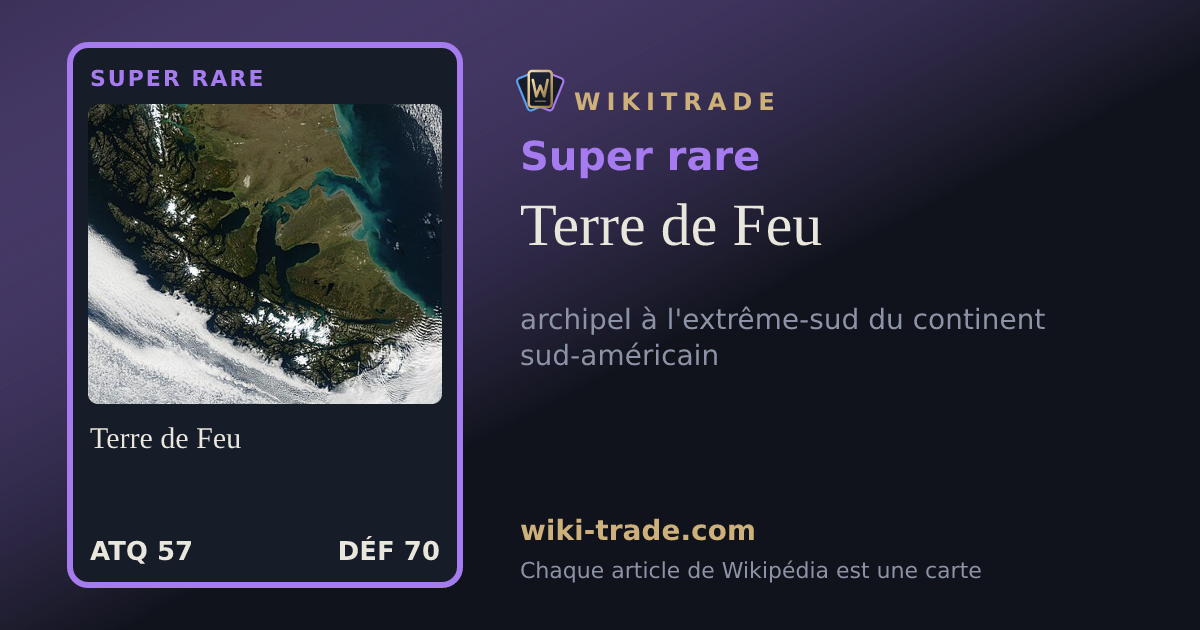 Terre de Feu — carte Super rare