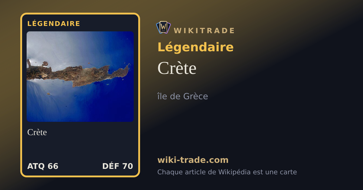 Crète — carte Légendaire