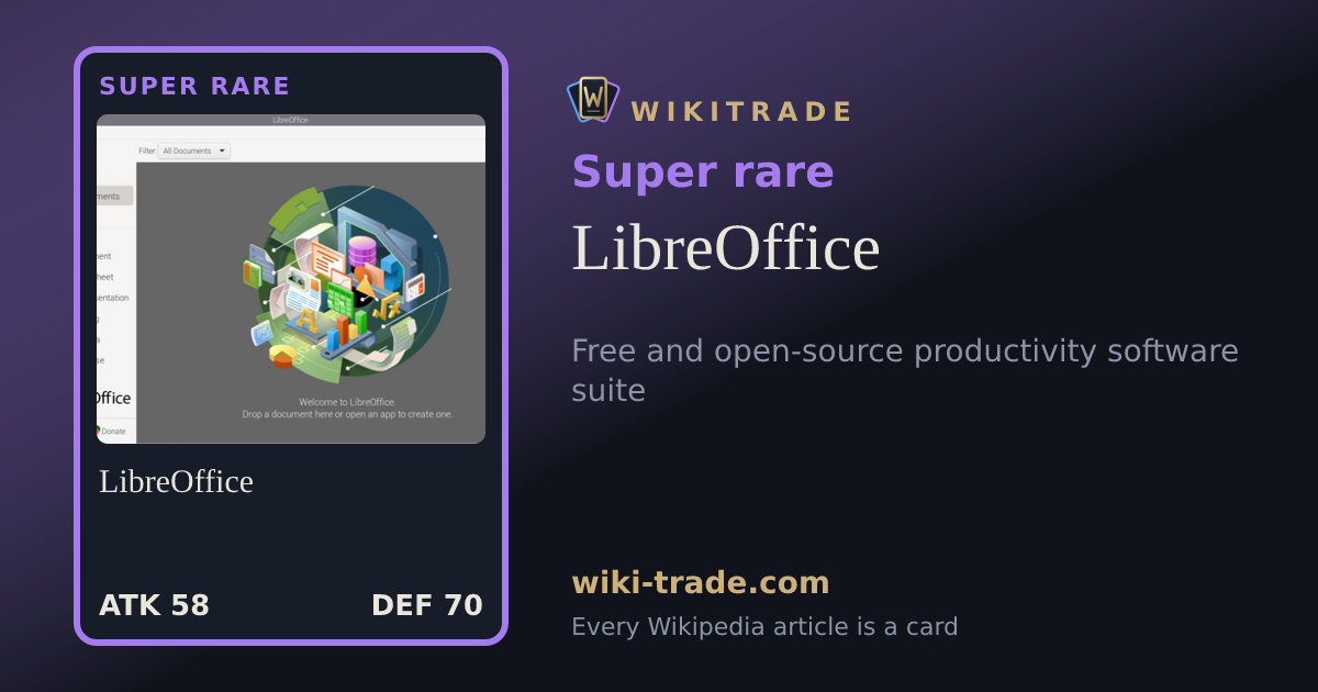 LibreOffice — Super rare card