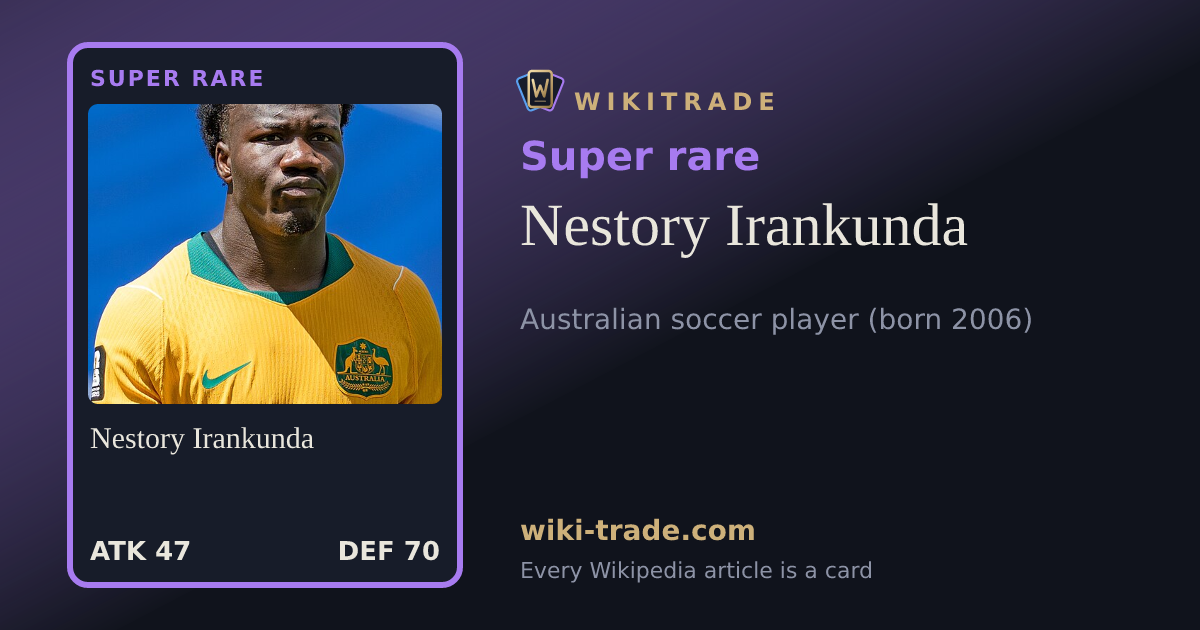 Nestory Irankunda — Super rare card