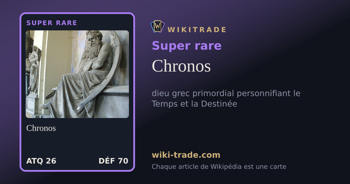 Chronos — carte Super rare