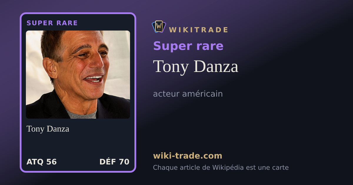 Tony Danza — carte Super rare