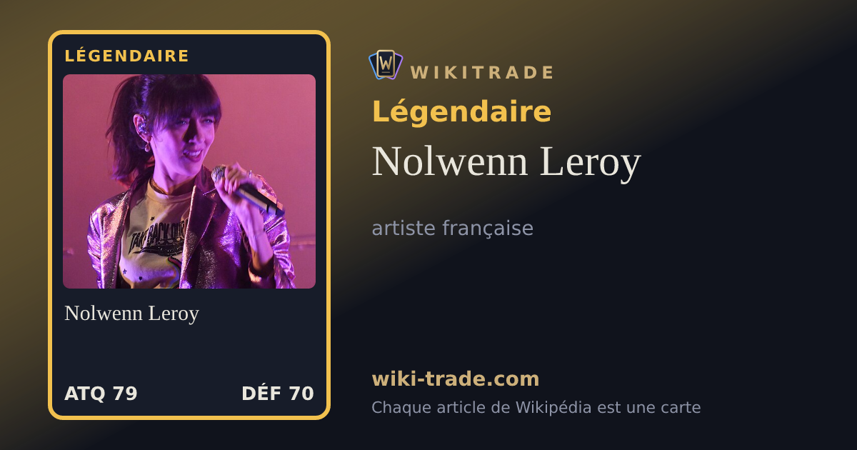 Nolwenn Leroy — carte Légendaire