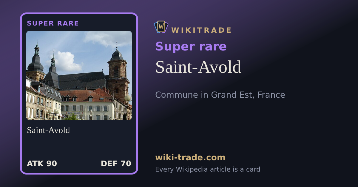Saint-Avold — Super rare card