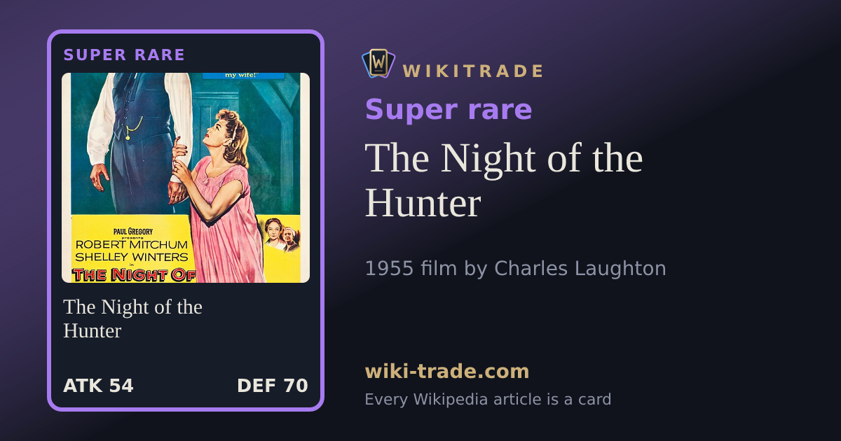 The Night of the Hunter — Super rare card