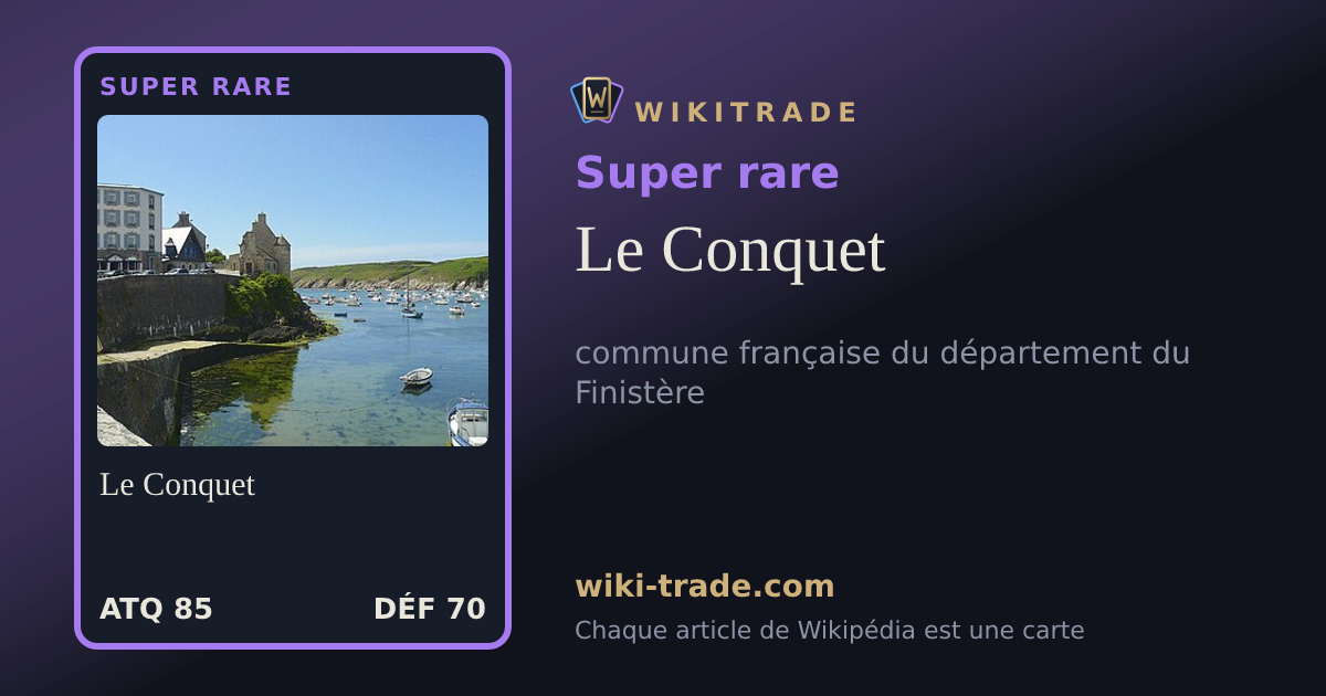 Le Conquet — carte Super rare