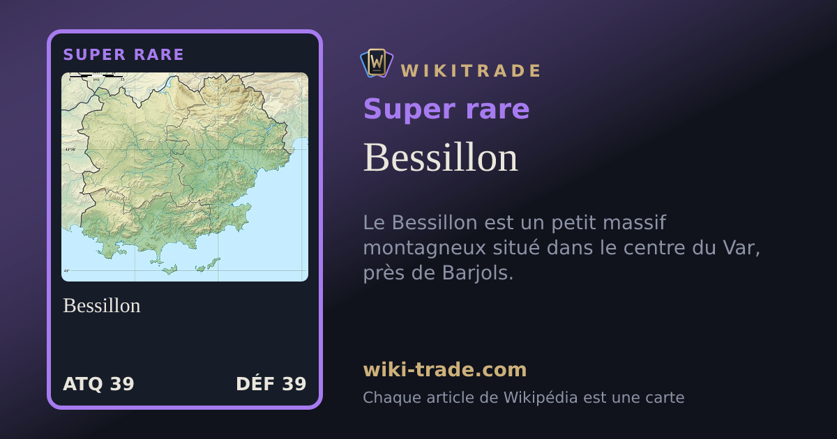Bessillon — carte Super rare