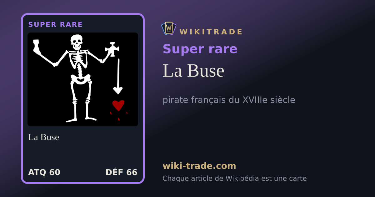 La Buse — carte Super rare