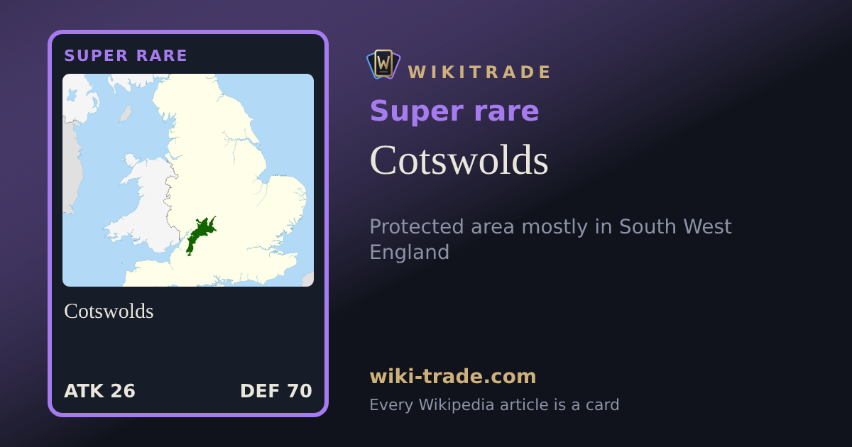 Cotswolds — Super rare card
