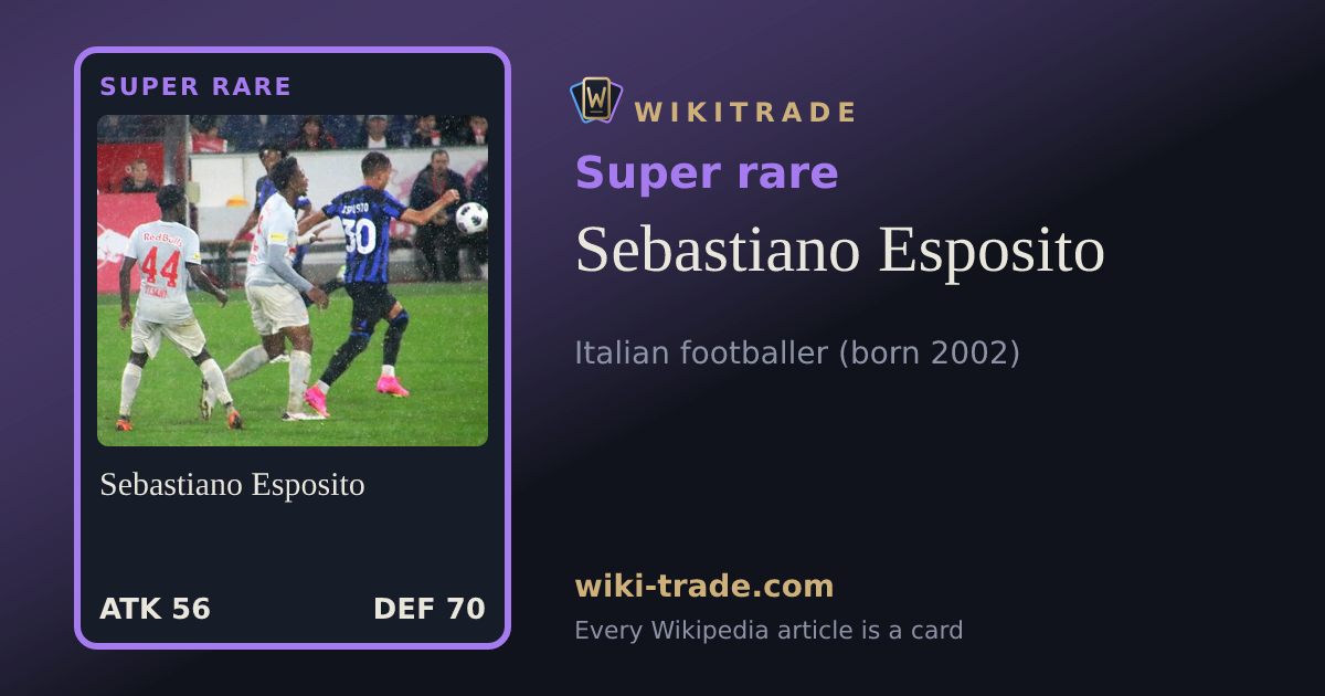 Sebastiano Esposito — Super rare card