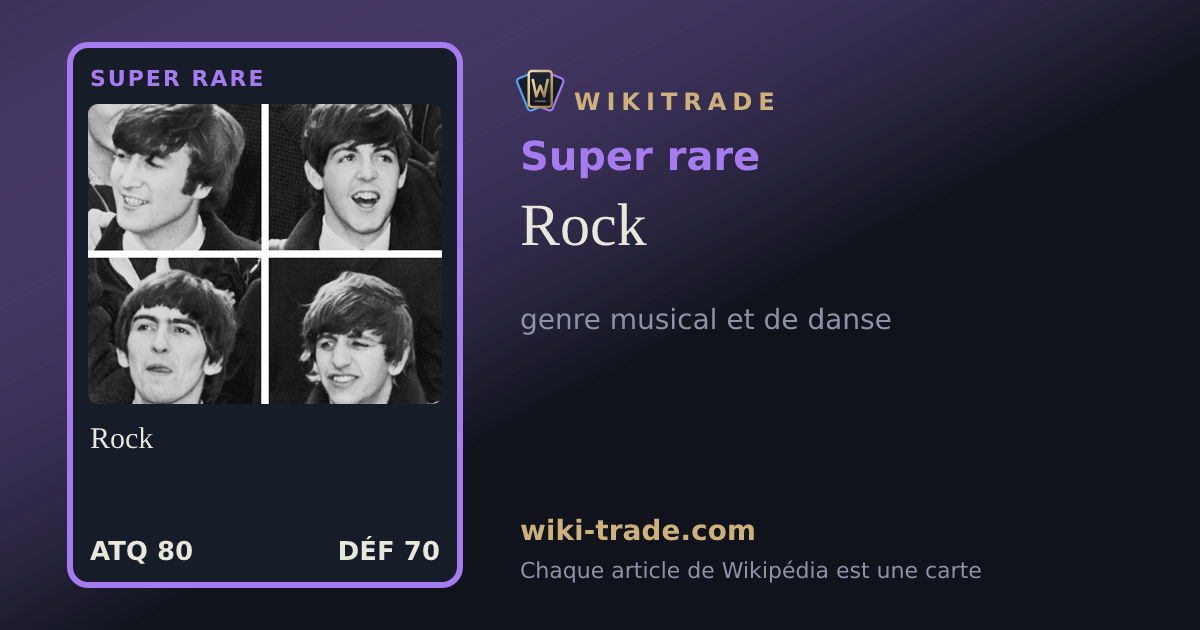 Rock — carte Super rare