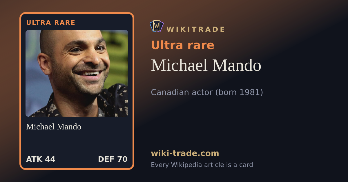 Michael Mando — Ultra rare card