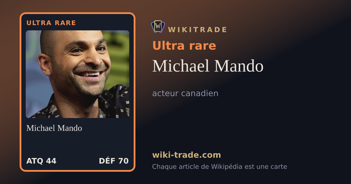 Michael Mando — carte Ultra rare