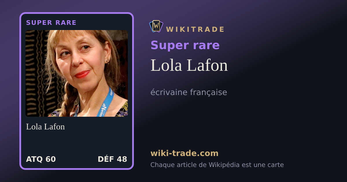 Lola Lafon — carte Super rare