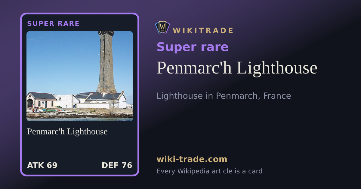 Penmarc'h Lighthouse — Super rare card