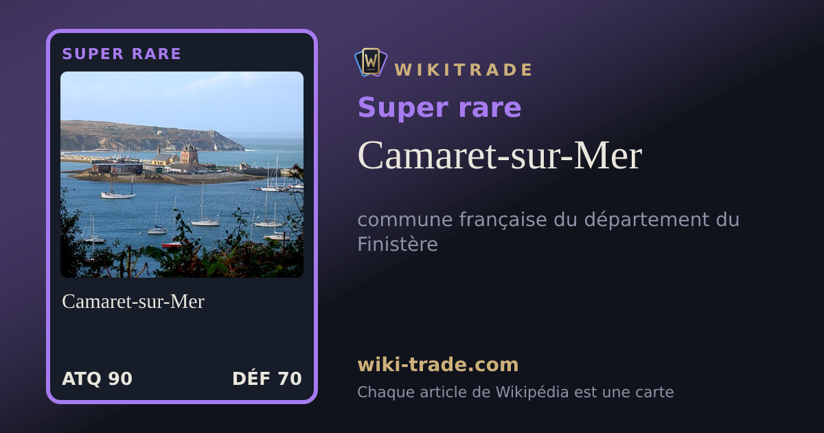 Camaret-sur-Mer — carte Super rare