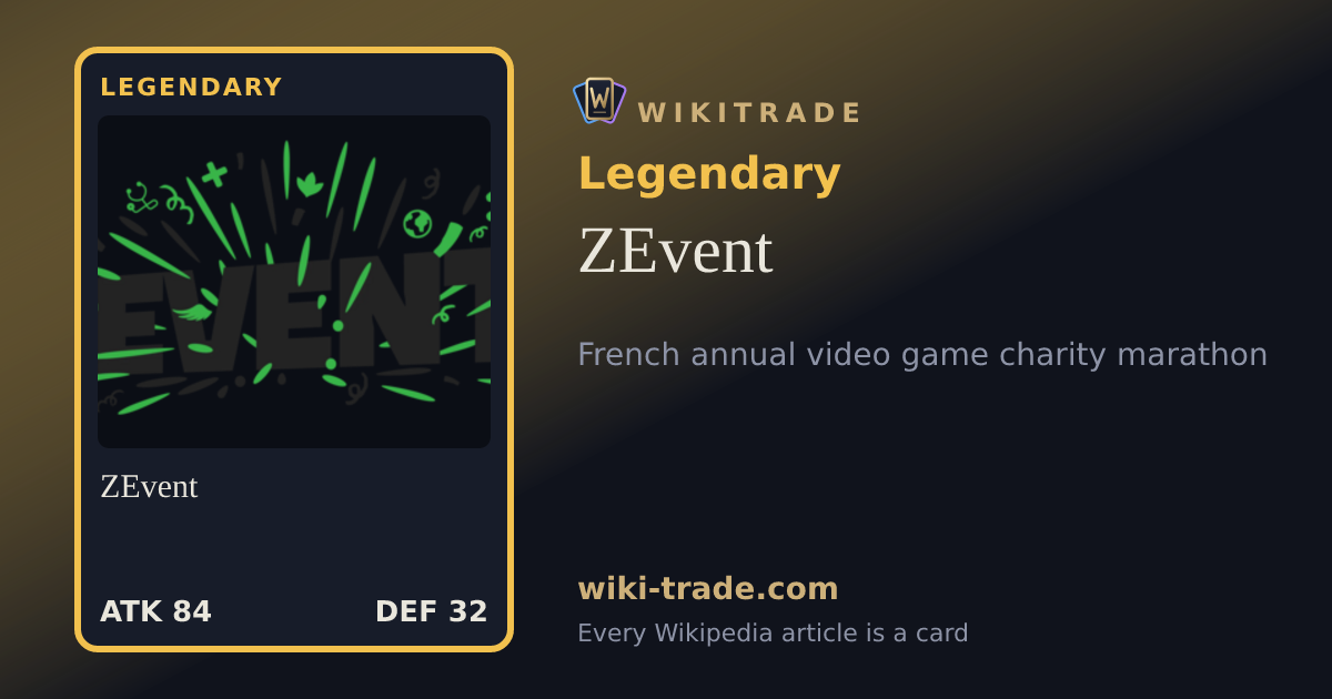 ZEvent — Legendary card