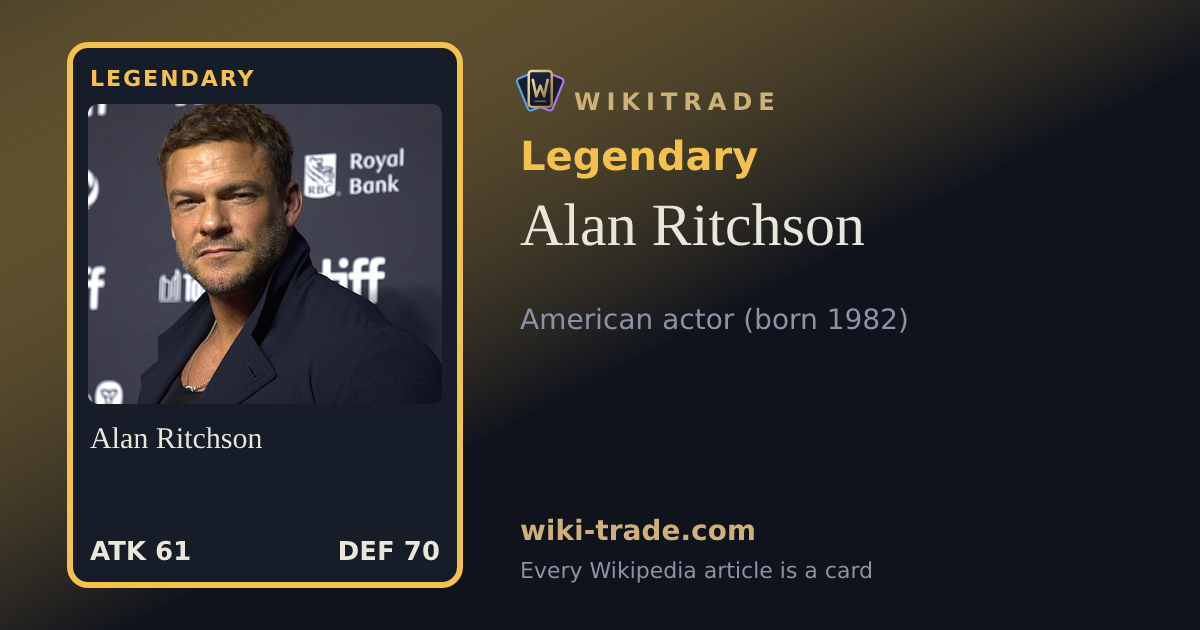 Alan Ritchson — Legendary card