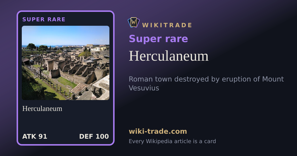 Herculaneum — Super rare card