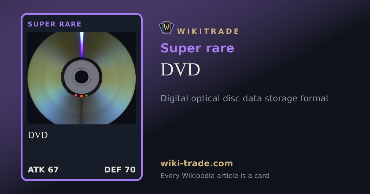 DVD — Super rare card