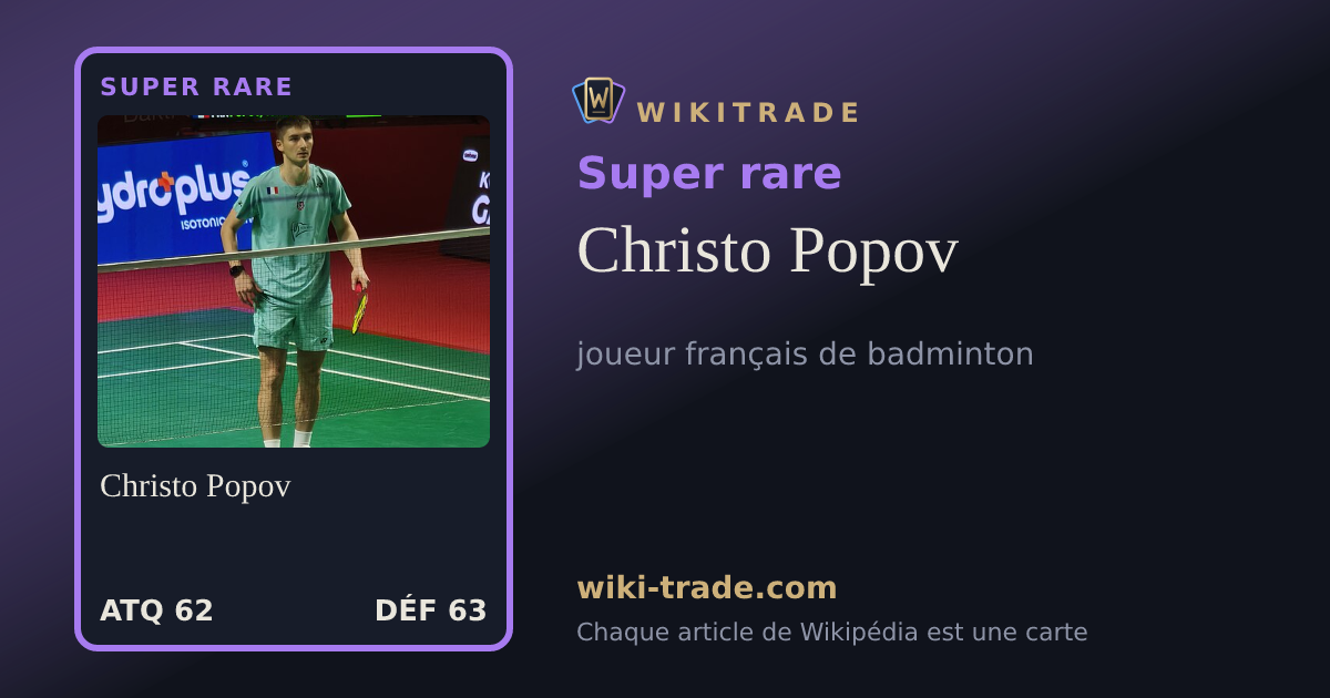 Christo Popov — carte Super rare
