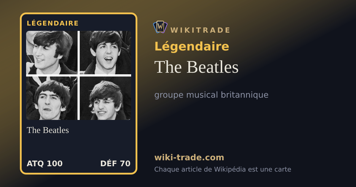 The Beatles — carte Légendaire
