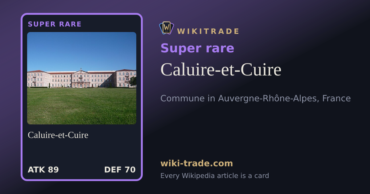 Caluire-et-Cuire — Super rare card