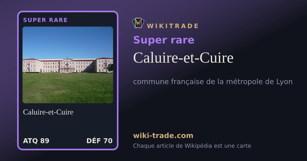 Caluire-et-Cuire — carte Super rare