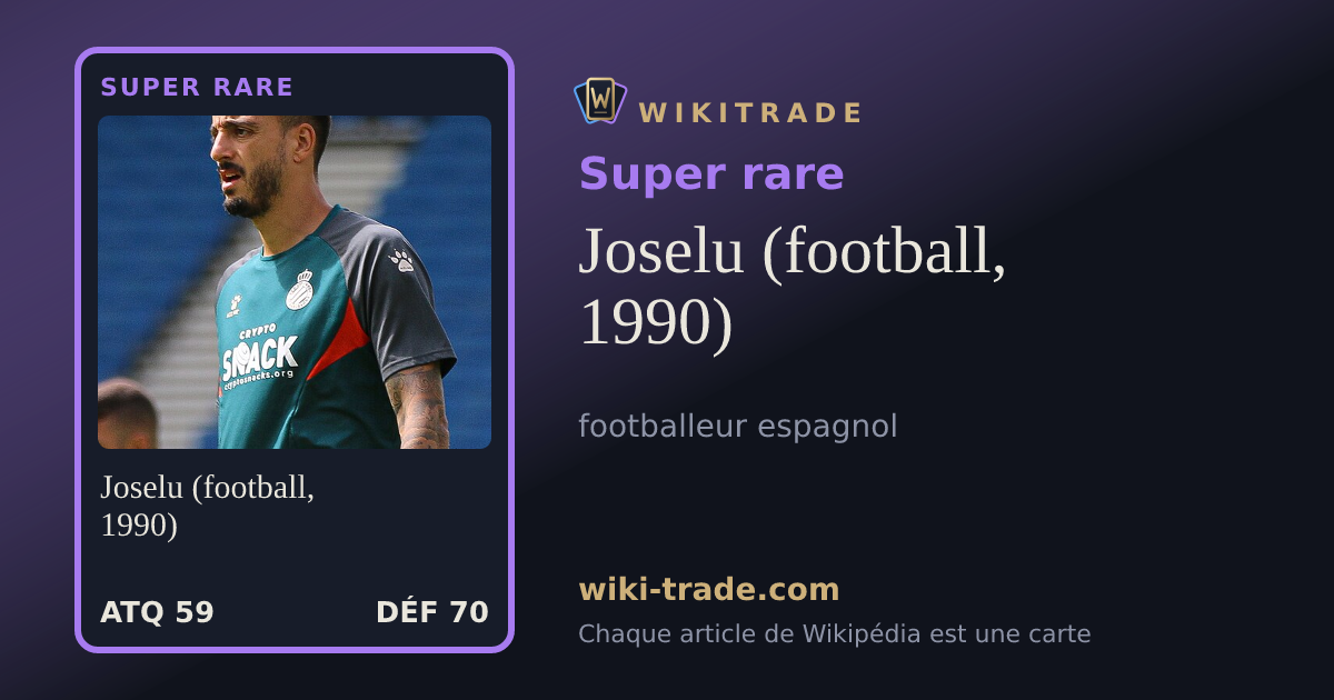 Joselu (football, 1990) — carte Super rare