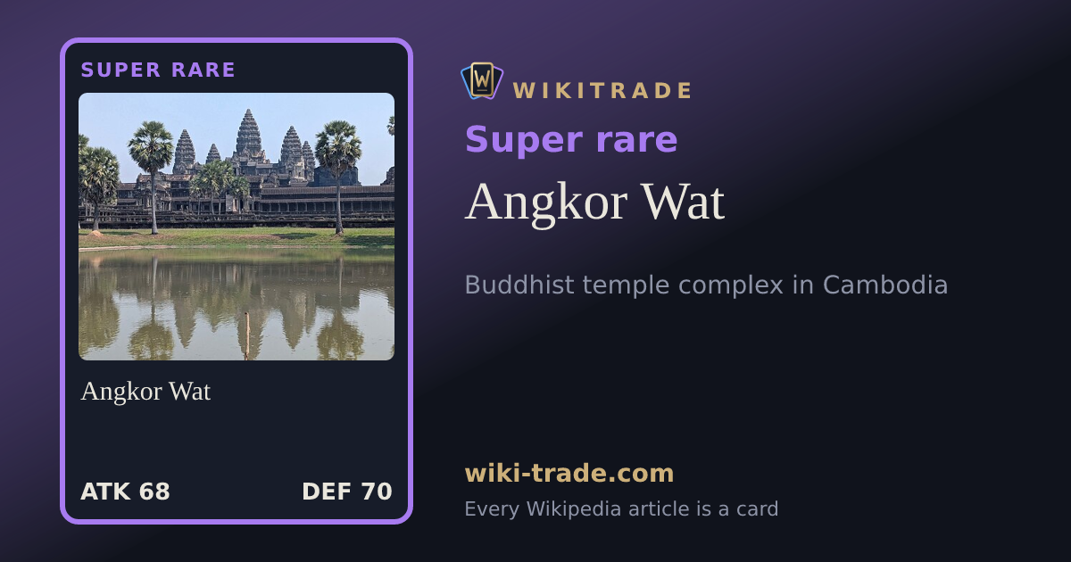 Angkor Wat — Super rare card
