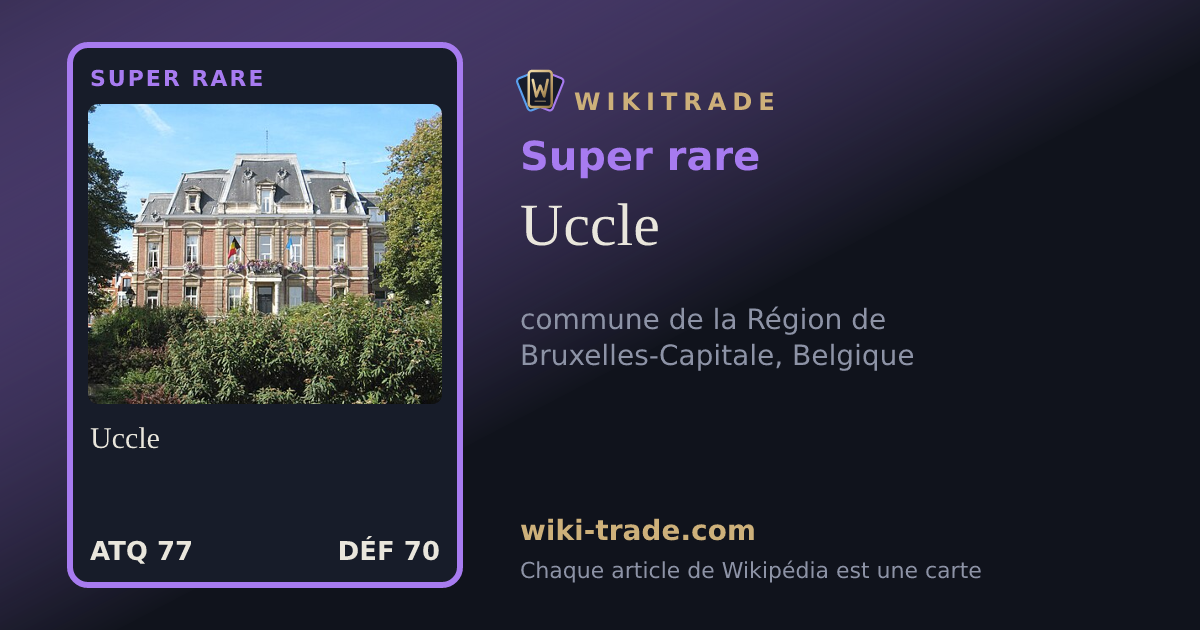 Uccle — carte Super rare