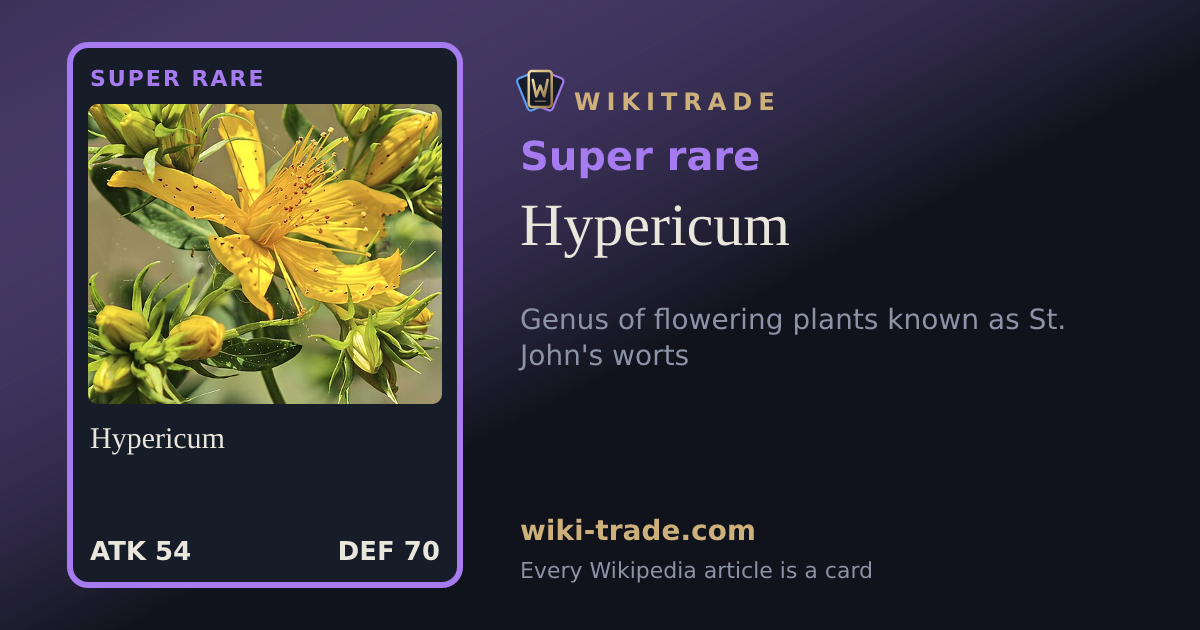Hypericum — Super rare card