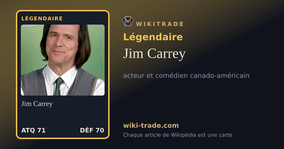 Jim Carrey — carte Légendaire