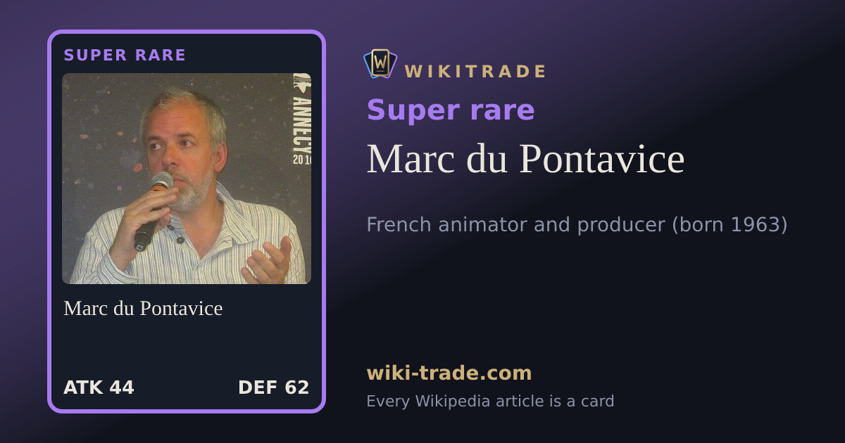 Marc du Pontavice — Super rare card