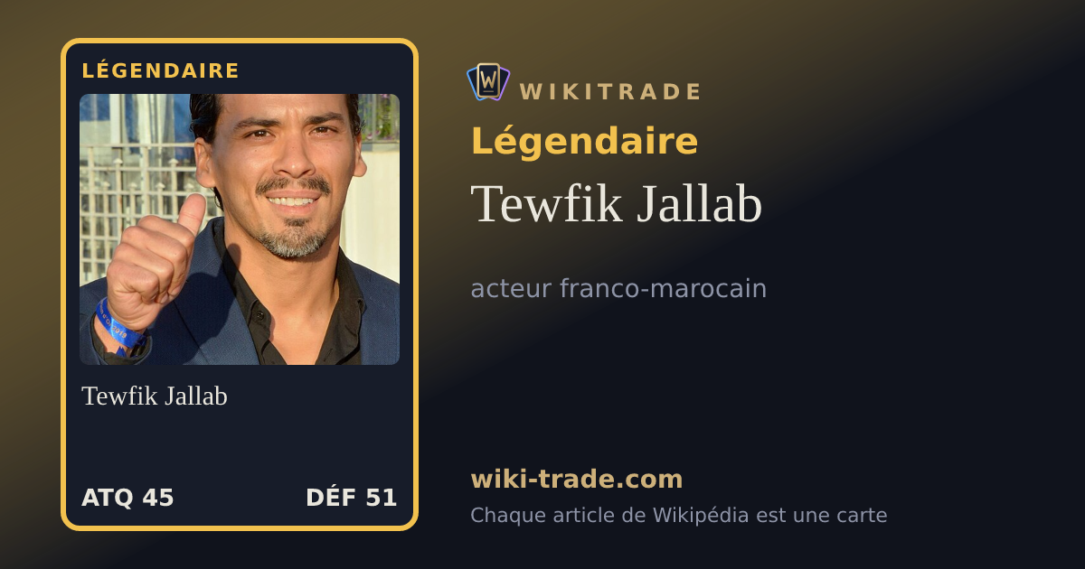 Tewfik Jallab — carte Légendaire